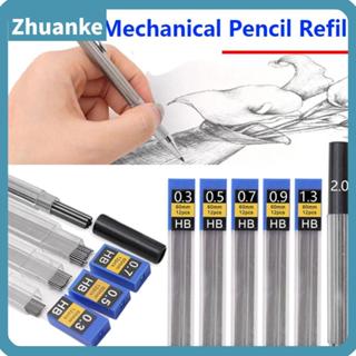 จวนเกะ 6กล่อง ไส้ดินสอกด,สีดําลบได้ดินสออัตโนมัติเติม,เปลี่ย…