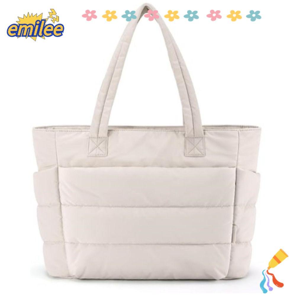 Emilee กระเป๋าถือผู้หญิง,ขนาดใหญ่ความจุหลายกระเป๋า Tote Bag,อเนกประสงค์ Casual Commuting กระเป๋าสําหรับการเดินทางทํางาน Beach Gym Store
