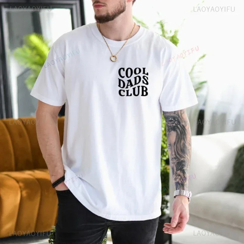 เสื้อยืด Cool Dads Club ลายพิมพ์ตลกสำหรับคุณพ่อ ของขวัญวันพ่อ เสื้อยืดพิมพ์ลาย Daddy To Be Dad เสื้อ