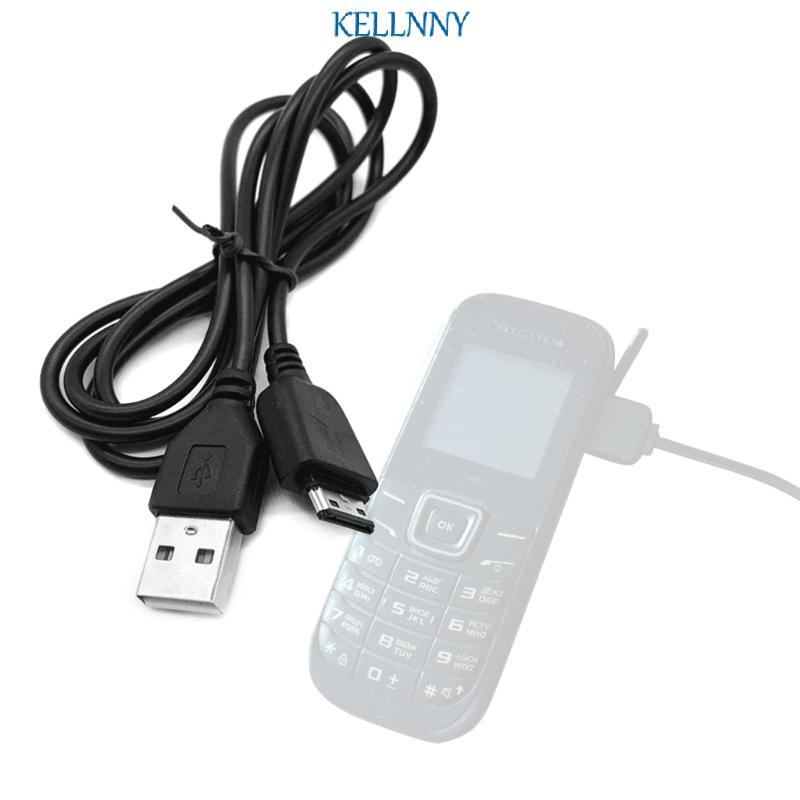 Kellnny สายชาร์จ USB Universal สําหรับ B2700 B5702 B5722 D880 Fast-Charging สายไฟสีดํา