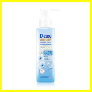 D-Nee Deluxe Intimate Wash-Extra Sensitive 130ml ดีนี่ ผลิตภัณฑ์ทำความสะอาดจุดซ่อนเร้น สูตร pH Balance.