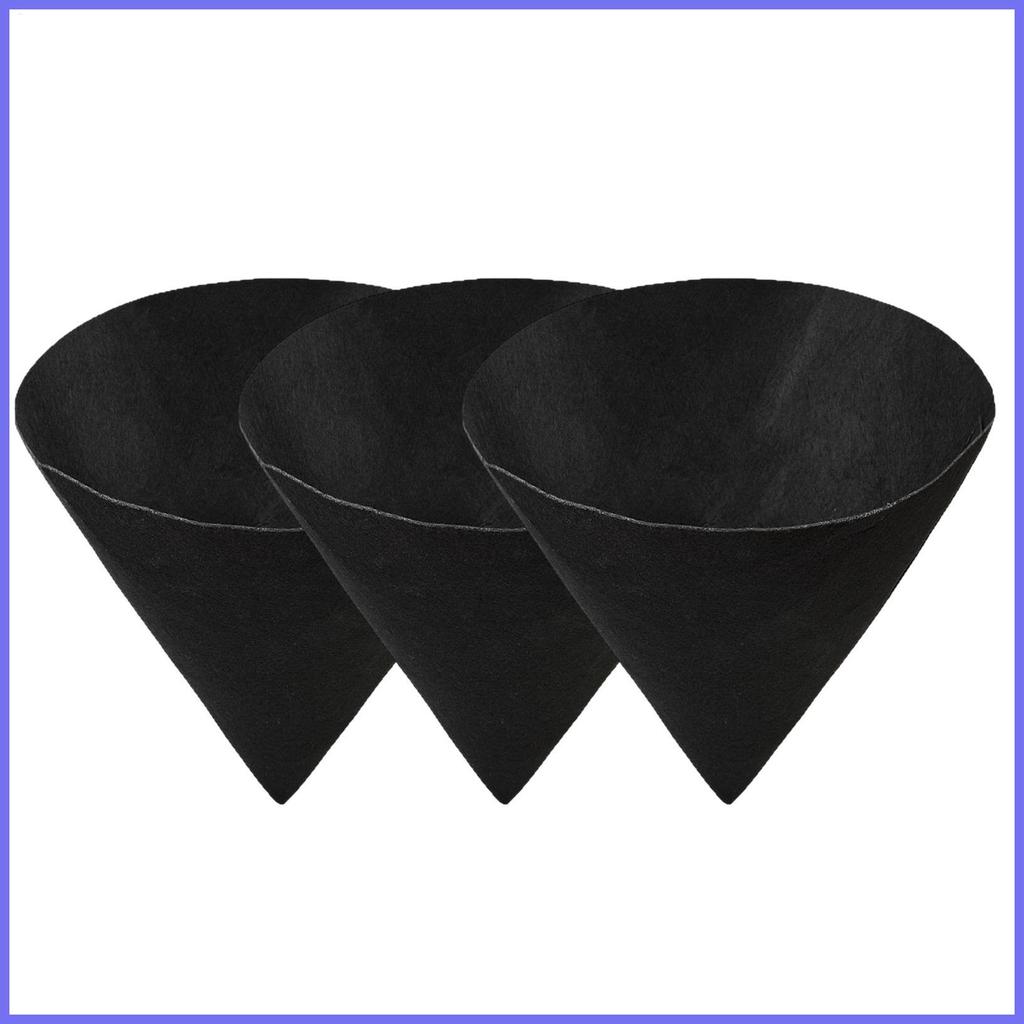 Planter ตะกร้า Liners 3 ชิ้นกรวยรูป Planter ตะกร้า Liners กรวยรูปกันน้ํา Growing Mat Felt hontin2ph