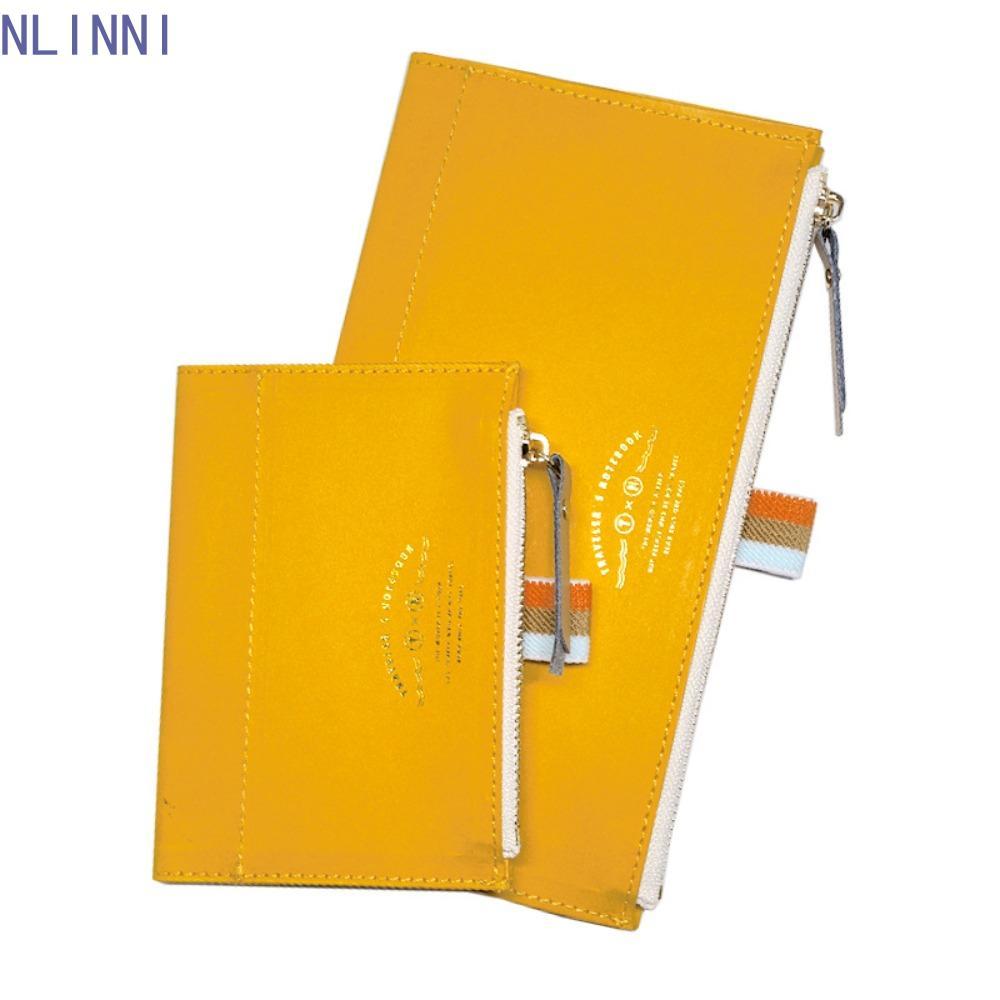 NLINNI Travel Notebook Storage Bag,กระดาษพิเศษล้างทําความสะอาดได้ Vintage Storage Bag for Notebook,R