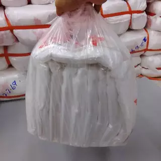 [ยกมัด10ห่อ] ถุงหิ้ว HDPE ดาวปีกส้ม เกรดA ขายส่งยกมัด 10ห่อ=5กก. คุ้ม!! ✪ ดาวปีกส้ม