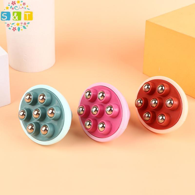 [S&T] 7-Bead Multifunctional Massage Roller Ball Massage Professional Pressotherapy แบบพกพาสวย Healt
