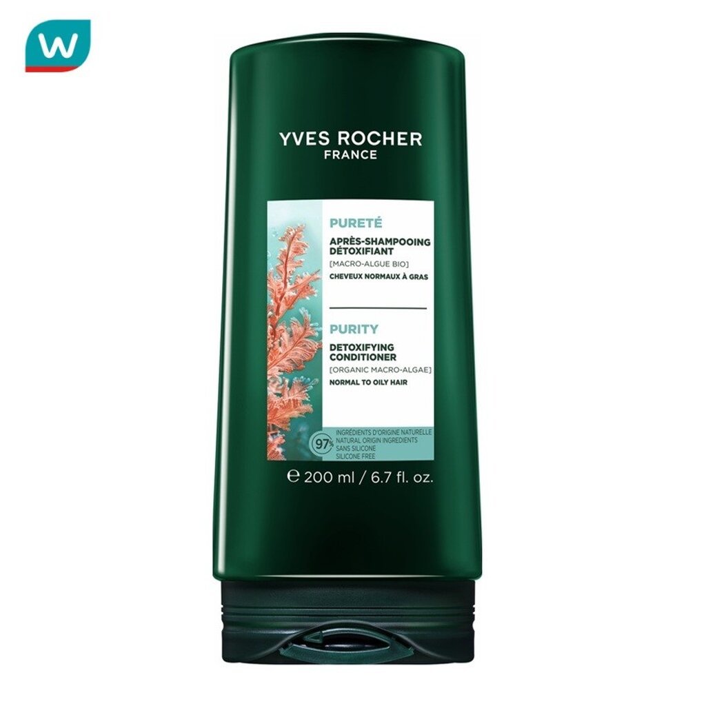 Yves Rocher อีฟ โรเช คอนดิชันเนอร์ เพียวริตี้ ดีท็อกซิฟายอิ้ง 200 มล.