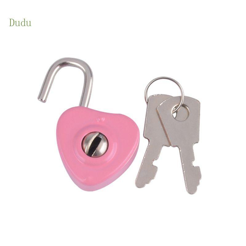 Dudu Mini Heart Shaped Lock พร้อมสําหรับกุญแจ Love สําหรับครบรอบ