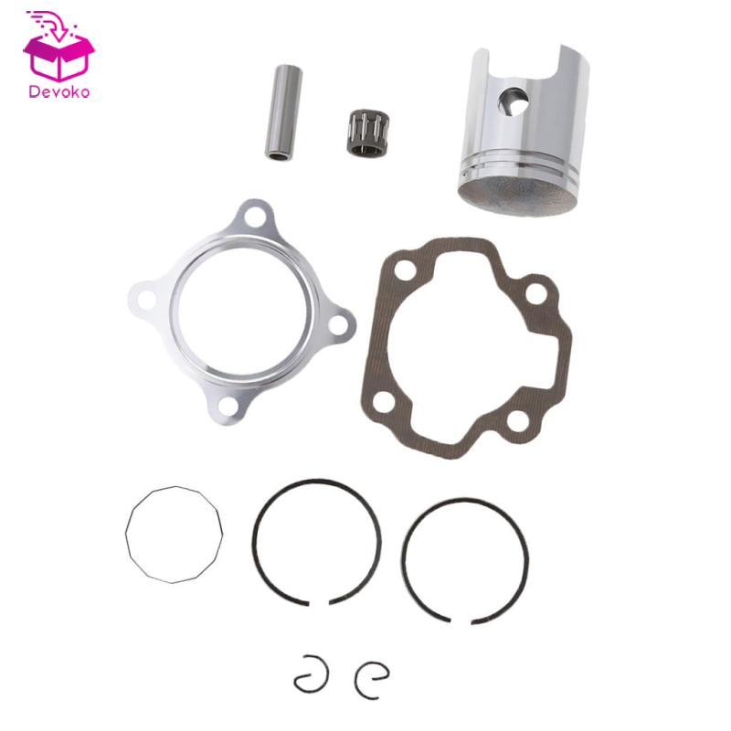 [chiwanji2mf] สําหรับ Yamaha PW50 PW 50cc 50CC รถจักรยานยนต์แหวนลูกสูบ Rebuild ปะเก็นชุด