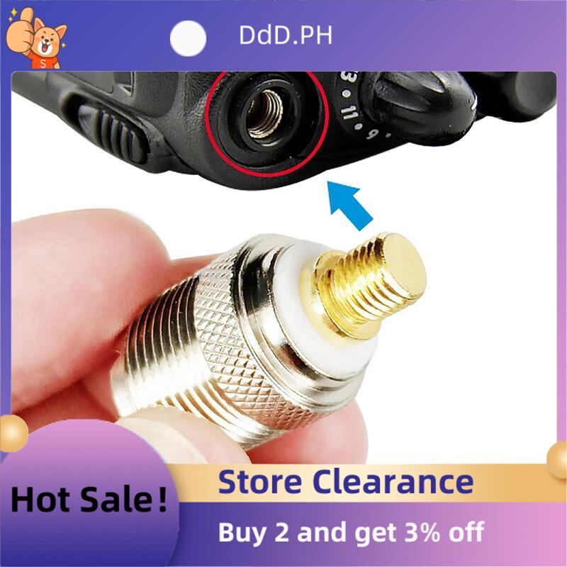 ขั้วต่อ UHF SO239 GP328 GP328 GP88 เครื่องส่งรับวิทยุแบบมือถือ