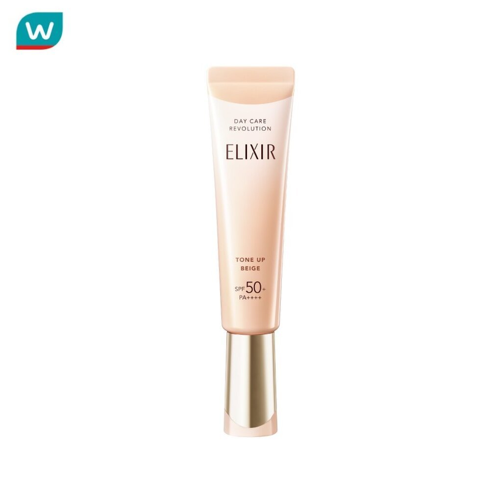 Elixir อิลิคเซอร์ เดย์ แคร์ รีโวลูชั่น โทน อัพ เบจ เอสพีเอฟ50+ พีเอ+++ 35 กรัม