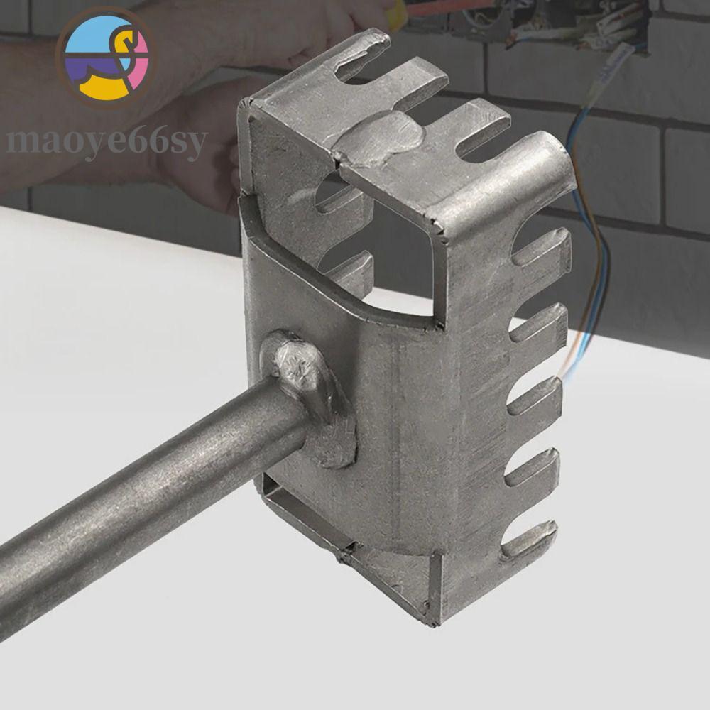 MAOYE66SY เครื่องตัดรูสี่เหลี่ยม, Slotting Quick Cutting Square Socket Puncher, Round-handle 2 หลุมแ