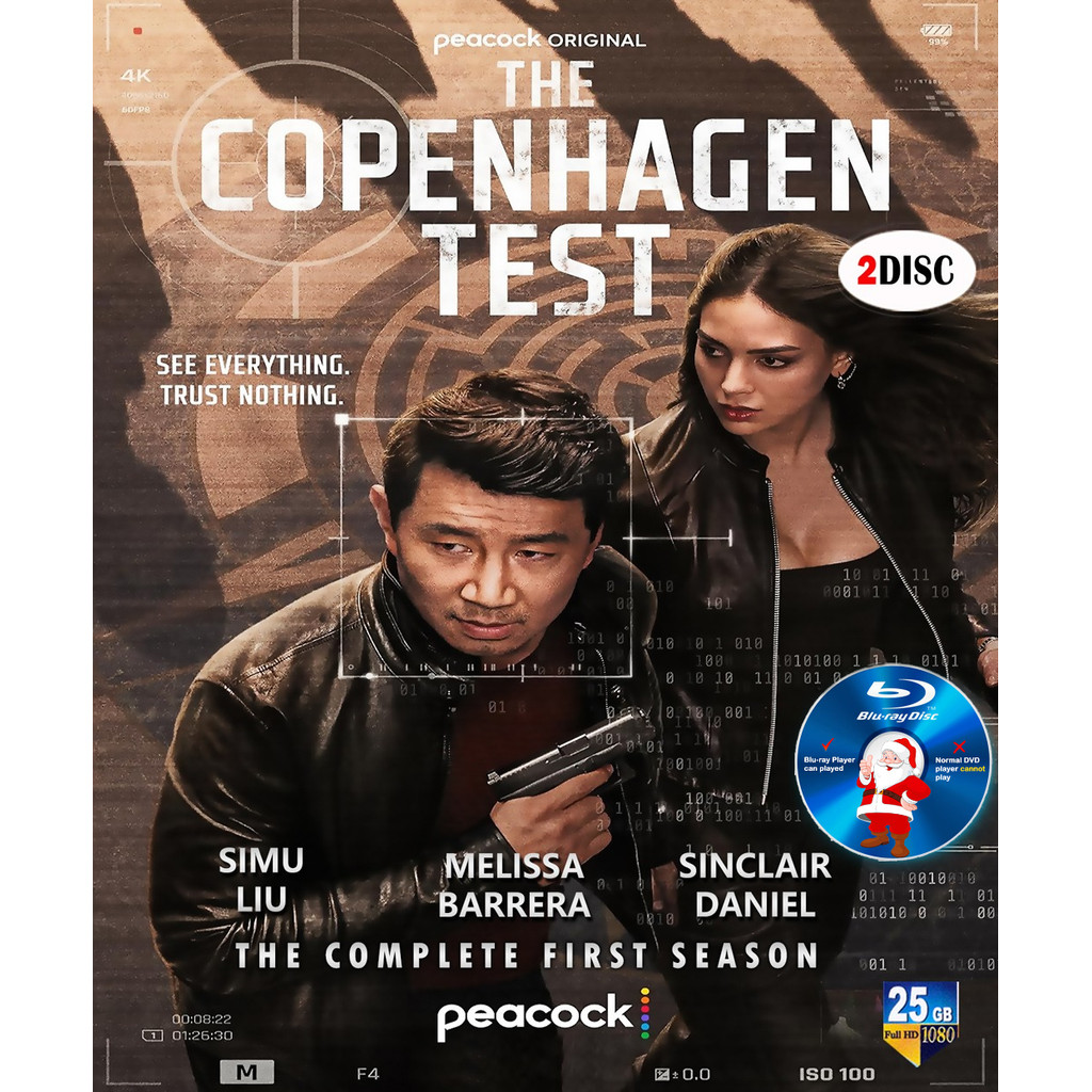 E-BLURAY TV SERIES The Copenhagen Test (2025) 2DISC Simu Liu / Melissa Barrera