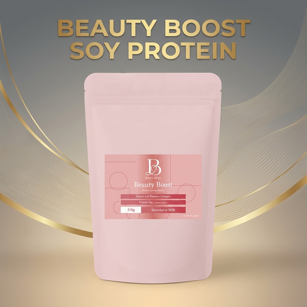 "Beauty Boost Soy Protein: Plant-Based Protein Supplement for Enhanced Beauty and Wellness (Various 