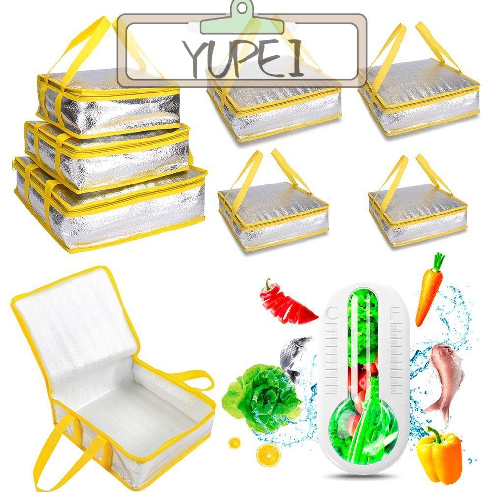 YUPEI Pizza Delivery Bag Food Thermal Delivery Carrier Folding Cooler Bag