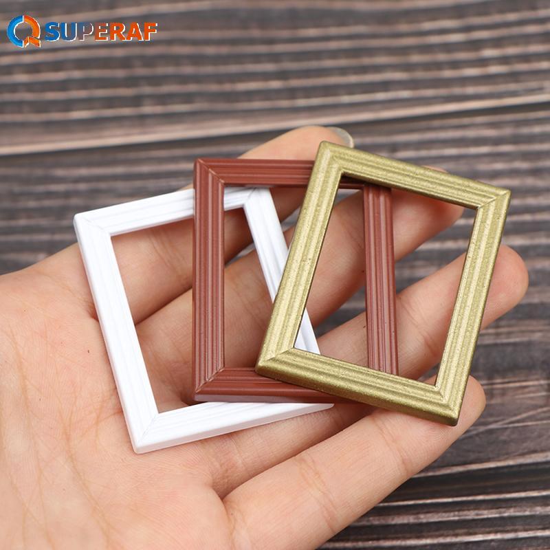 SUPERAF 1:12 Dollhouse Photo Frames Mirror Frames Photo Border Picture Frames Decor HOT