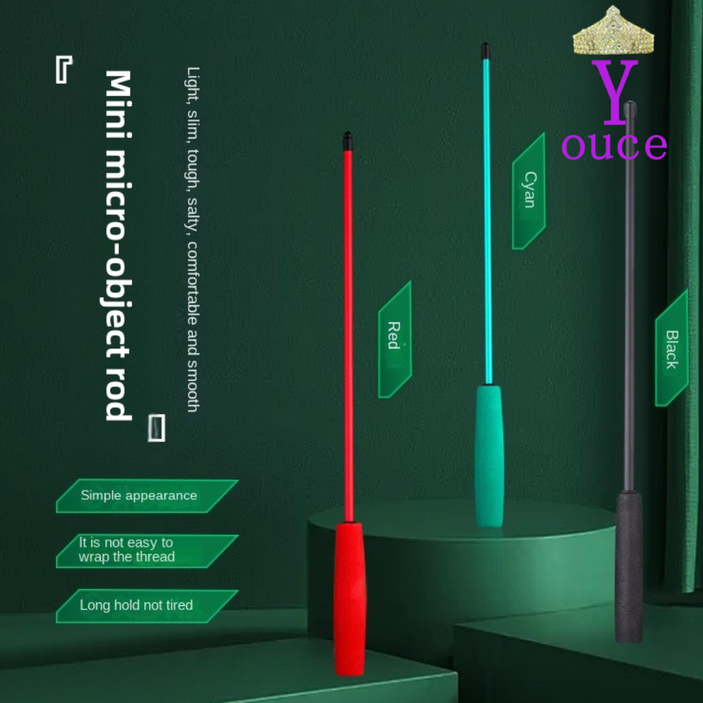 YOUCE เบ็ดตกปลาครบชุด, ชุดเบ็ดตกปลาคาร์บอน Fibre Telescopic, เด็กแก้ว Fibre Casting Rod Spincast Fis