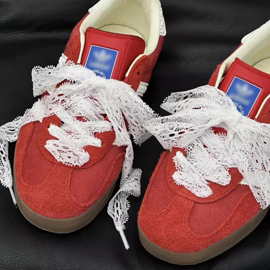 丝绸带适配T头鞋diy芭蕾风samba T头鞋德训鞋白色蕾丝花边鞋带silk belt fitting t-head shoes diy ballet wind  V52Eg5n04V0329