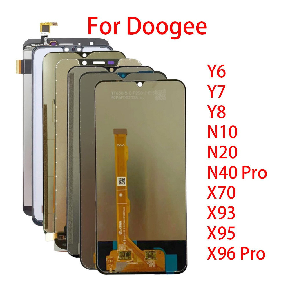 ชุดซ่อมหน้าจอ LCD สําหรับ Doogee Y6/Y7/X96 Pro - เปลี่ยน Touch Digitizer พร้อมเครื่องมือมืออาชีพ