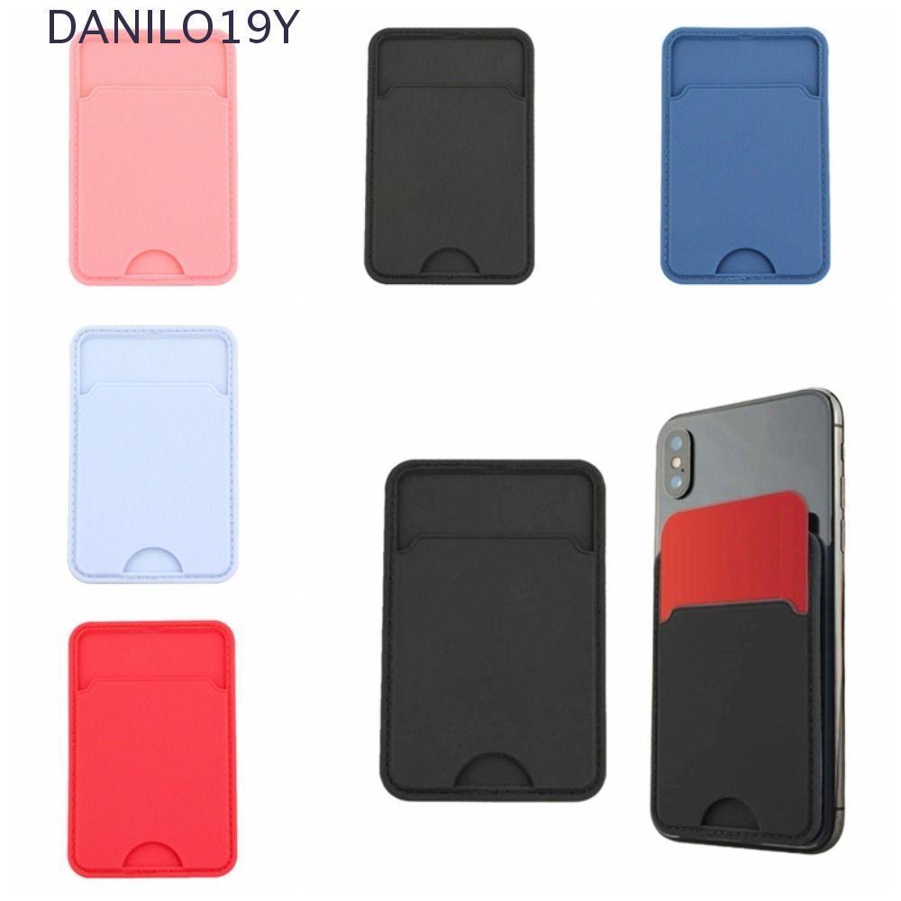 DANILLO19Y Back Paste Card Holder Set, TPU Back Paste Mobile Phone Back Paste Card Holder, Credit Ca