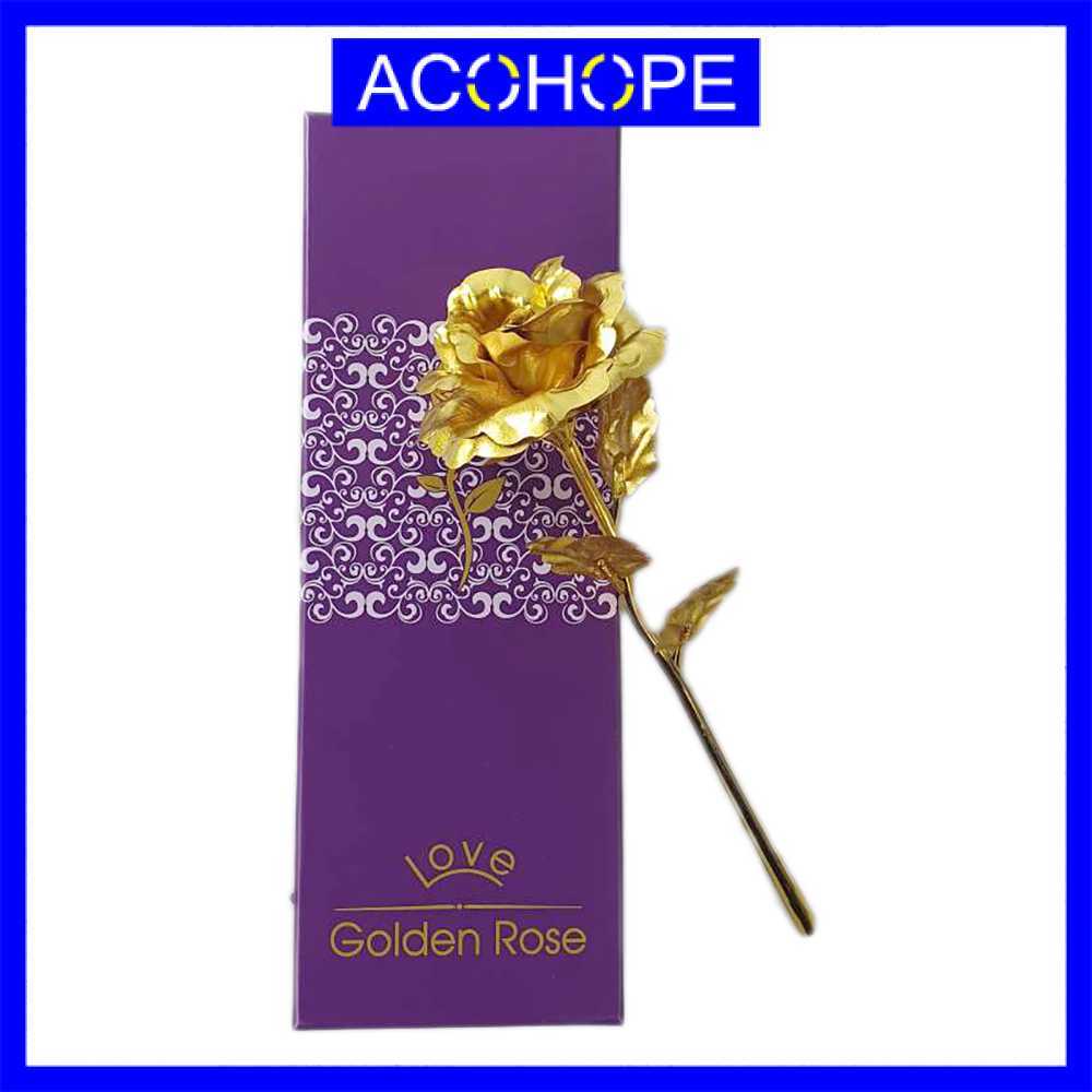MAWAR Afope Gift ดอกไม้ฟอยล์สีทองเทียม 24K - AF24