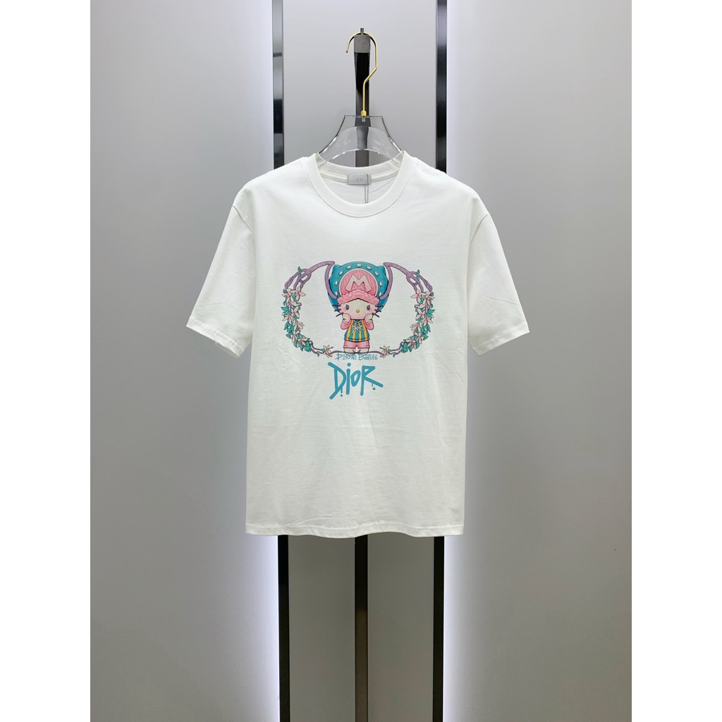 DIO * R2026 Star Classic Round Neck Short-Sleeved T-Shirt Men Women Tops Counter Style Co-Branded Le