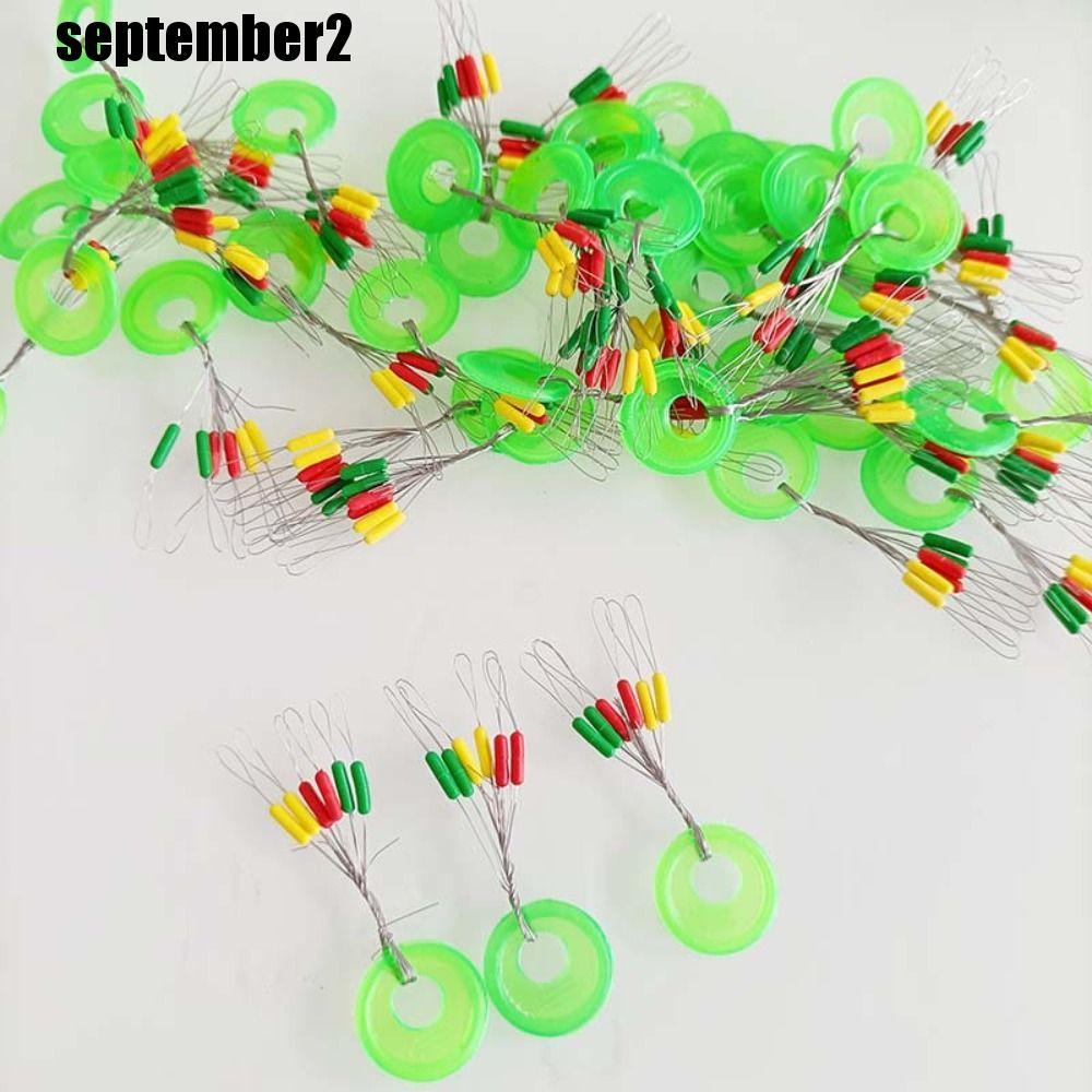 SEPEMBER 600pcs Fishing Space Beans สายตกปลา Tackle น้ําหนักเบาลอยยางตกปลา Stopper Bobber Stopper ปล