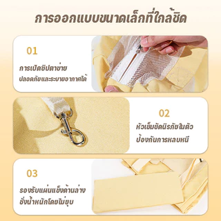 กระเป๋าใส่แมวเบา กระเป๋าสุนัข กระเป๋าสัตว์เลี้ยง หน้าตาดี ออกไปข้างนอกแบบพกพา ความจุสูง