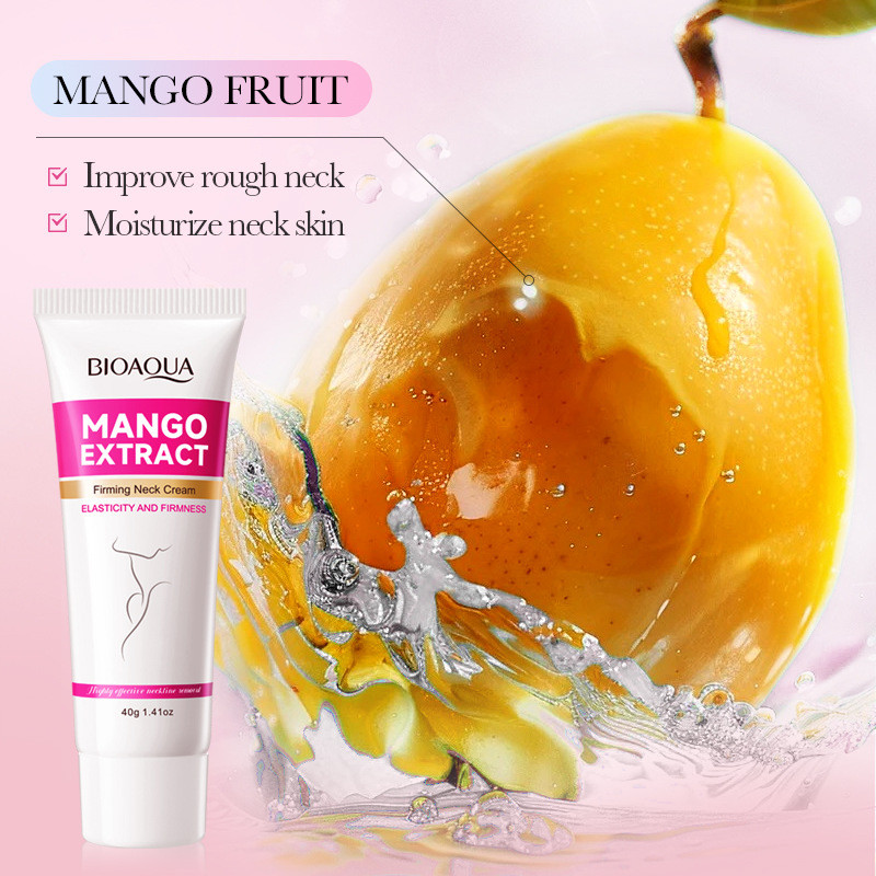 Mango Neck Cream BIOAOUA Firming Moisturizing Rejuvenating Fine Lines Neck Cream CZ06