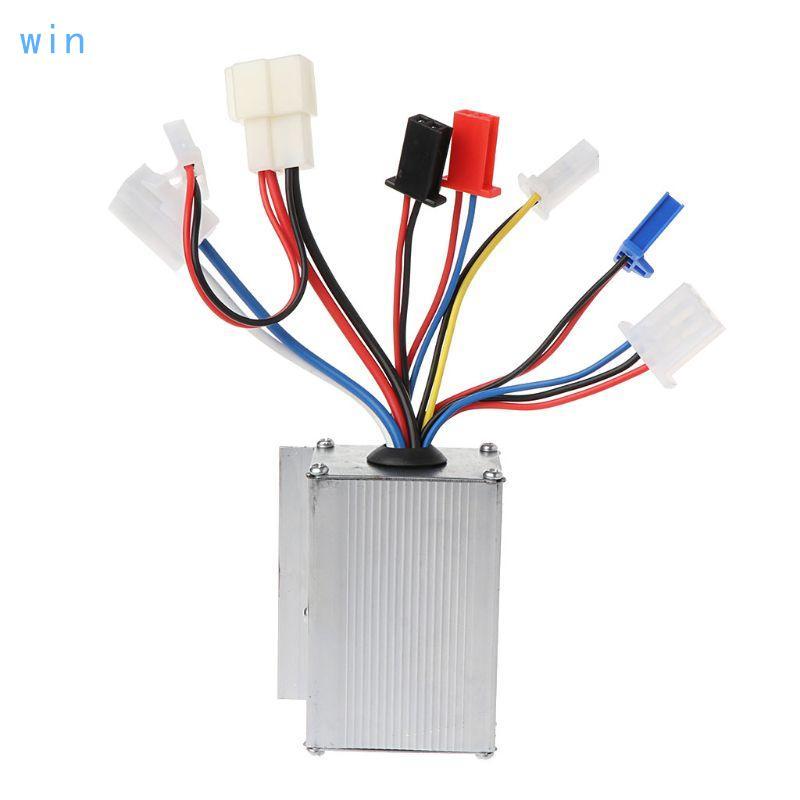 Win DC 24V 250W มอเตอร์ควบคุมความเร็วแปรงสําหรับสกู๊ตเตอร์จักรยานไฟฟ้า