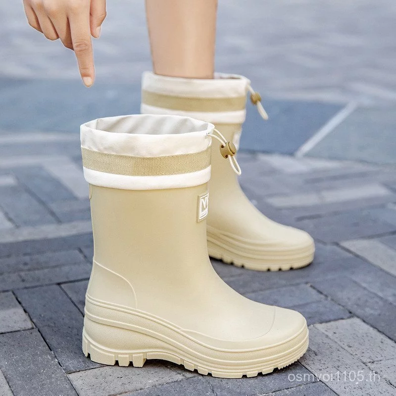 รองเท้าบูทกันฝนผู้หญิง สำหรับตั้งแคมป์และเดินป่า thumbnail 4