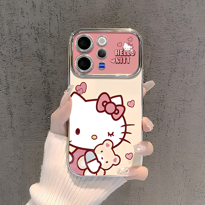 เคส Vivo V70 Case เคสน่ารักลายการ์ตูนแมว เคสกันกระแทก ซิลิโคนเคสชุบผิวนุ่ม สำหรับเด็กผู้หญิง นักเรียน สาวๆ