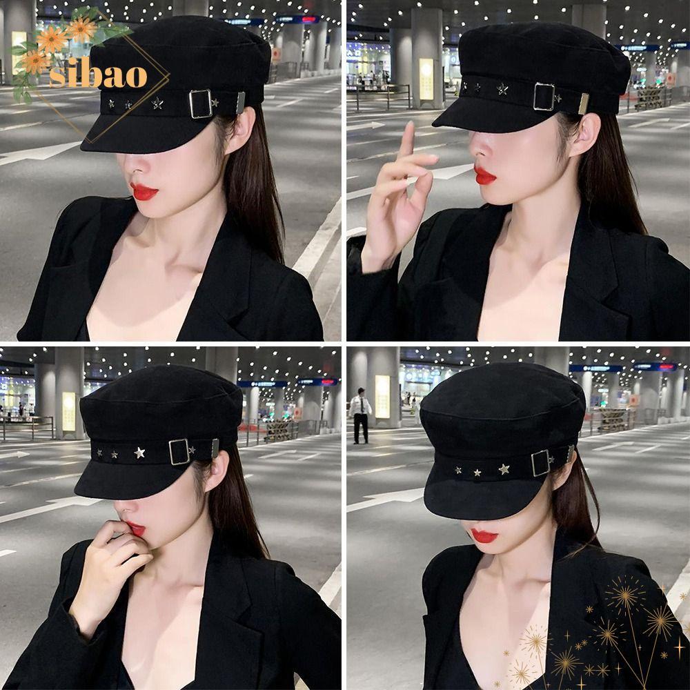 SIBAO Beret Hat Elegant Women Navy Style Painter Hat