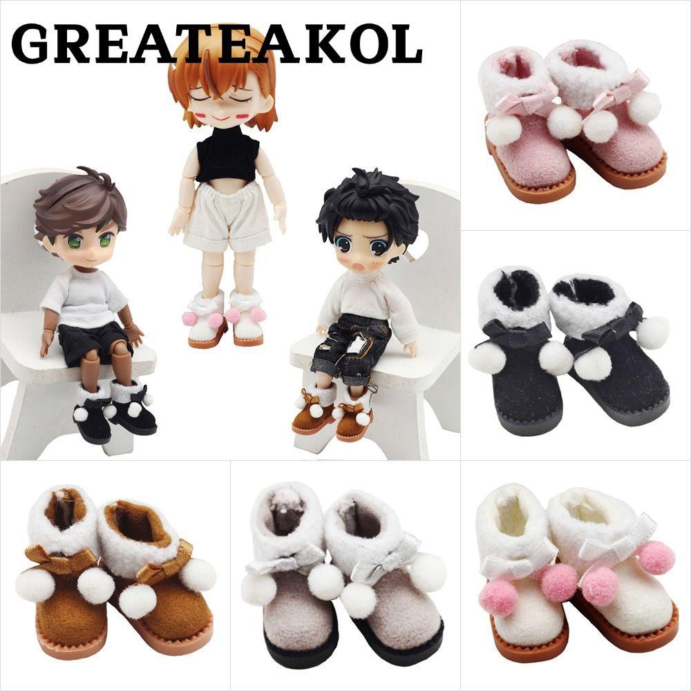 GREATESKOL รองเท้าหนังสําหรับ obitsu11GSCbody9OB11 สําหรับ 1/11 OB11 5 สีตุ๊กตารองเท้า