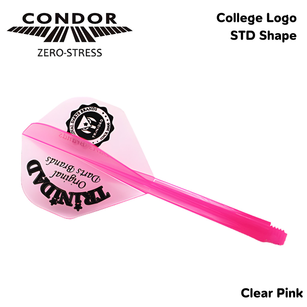 ปีกลูกดอกปาเป้า CONDOR College Logo Dart Flights Standard Shape