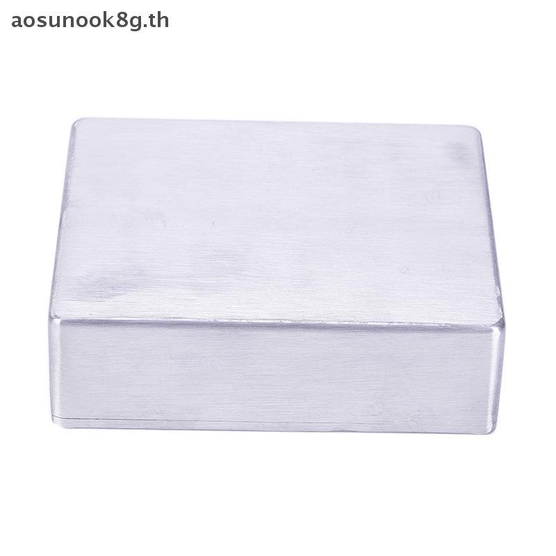AOSUN 1590BB เคสอลูมิเนียม Stomp Box Effects Pedal Enclosure กีตาร์เอฟเฟกต์เหยียบ,
