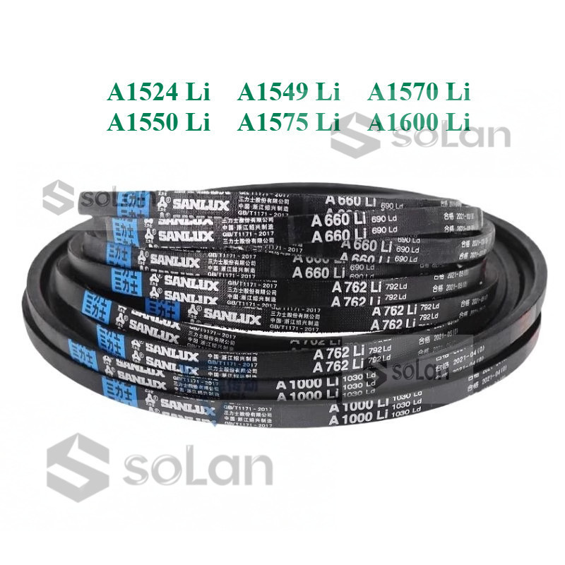 SANLUX A1524 Li A1549 Li A1550 Li A1575 Li A1600 Li V-Belt ไดรฟ์เข็มขัดประเภท A