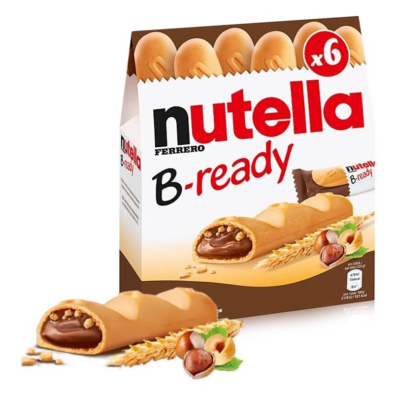 Nutella Nutella Finger Biscuits Chocolate Sandwich Bar Nutella Hazelnut Sauce 132g ขนมโกโก้20260308