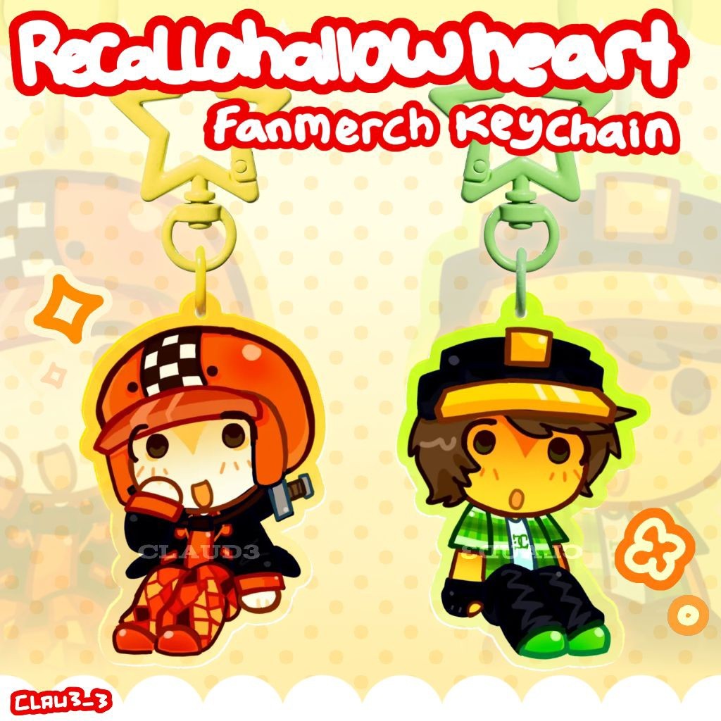 พวงกุญแจ Roblox ARG fanmerch (itzskeet_playz & recallaholowheart)