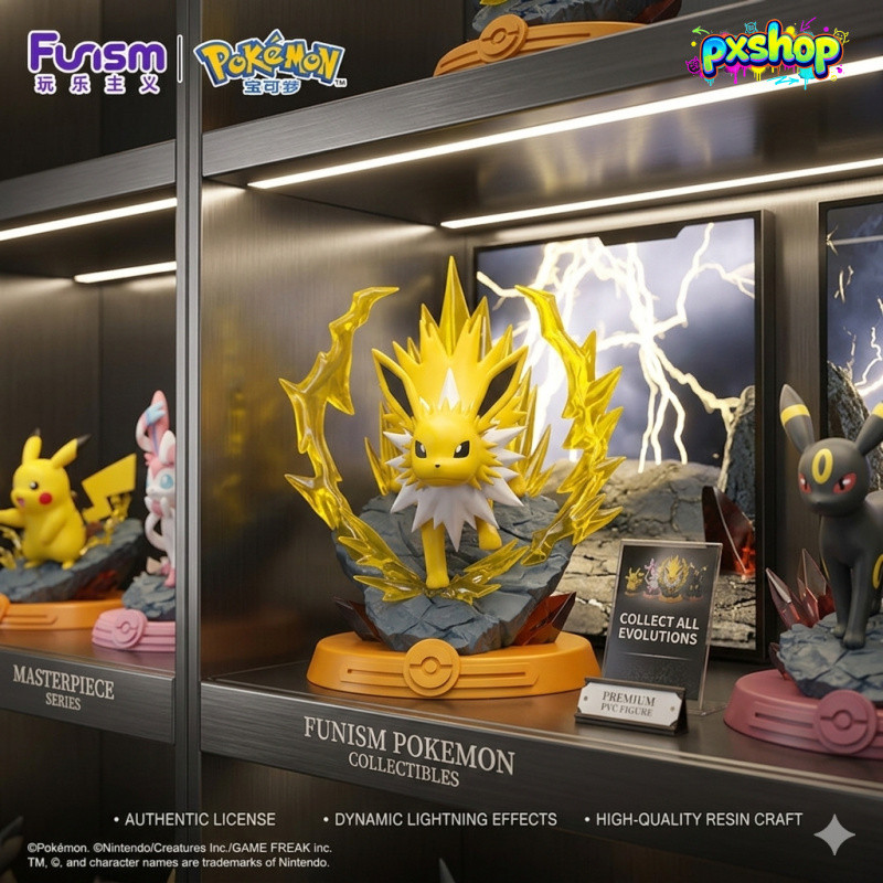 [ของแท้] Funism Pokemon Eevee Adventure Blind Box - Sylveon Umbreon Vaporeon Flareon Figure - DIY An