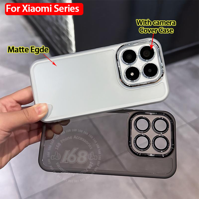 เคส Xiaomi 17 Case เคสแบบใส เจลล์ กันกระแทก พร้อมฝาครอบเลนส์กล้อง ฟิล์มป้องกันเลนส์ ขอบนุ่มแบบผิวด้าน เคสโทรศัพท์เรียบง่าย ราคา ถูกที่สุด ดีลบีเคเค
