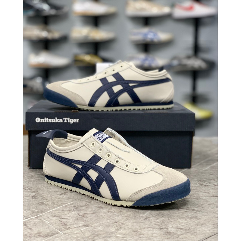 รองเท้า Onitsuka Slip On Leather Indiana Ink