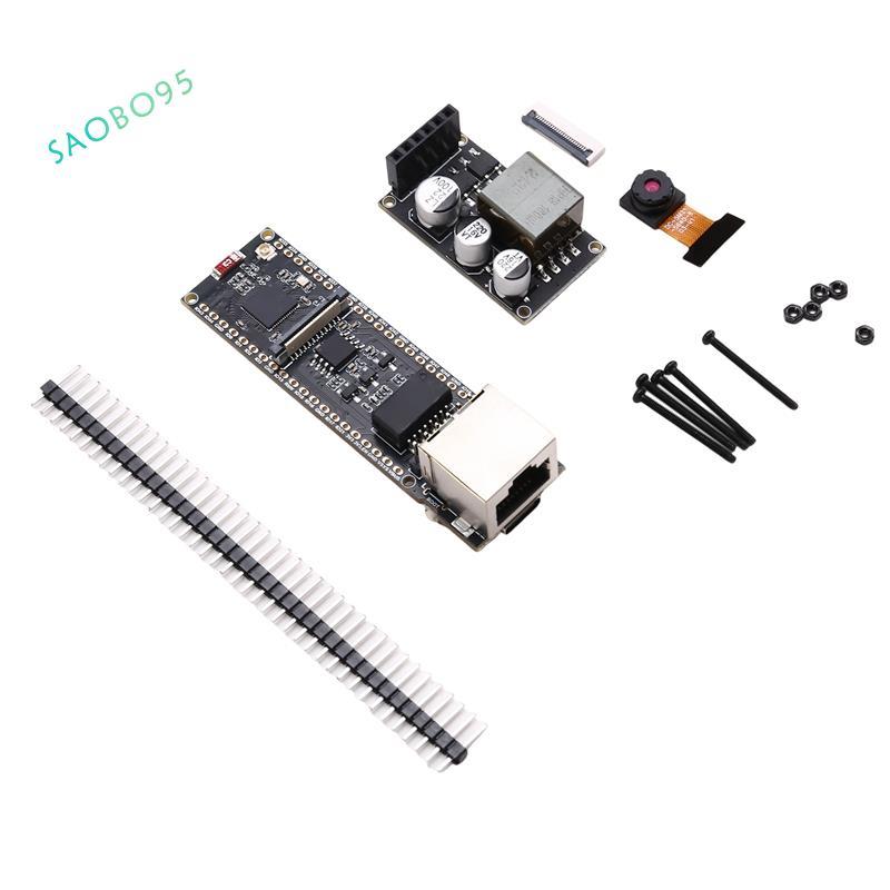 [ขายร้อน S5]- ETH Cam บอร์ดพัฒนาอีเธอร์เน็ต PoE SD Camera เข้ากันได้กับ POE-ETH-CAM-KIT-OV5640