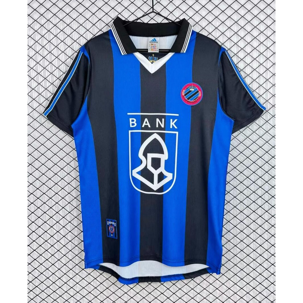 (S-2XL) 98/99 Club Brugge Home Retro Fan Football Jersey