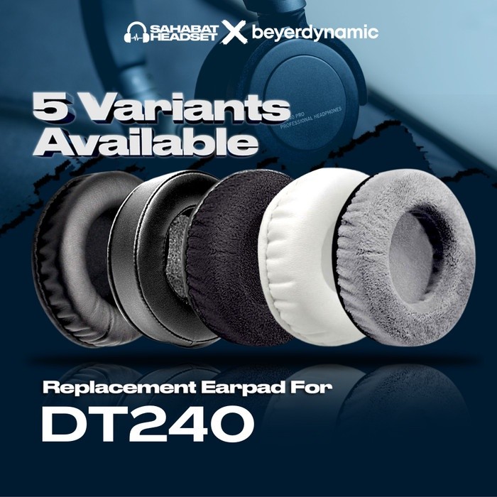 แผ่นรองหูฟัง Earcup Beyerdynamic DT240 DT 240 DT-240 แผ่นโฟมแผ่นรองหูฟังโฟม