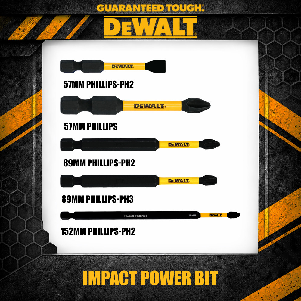 DEWALT DWA2SL8IRB DWA2PH2IRB DWA3PH2IRB DWA3PH3IRB DT7800T Impact Power Bit อุปกรณ์เครื่องมือไฟฟ้า