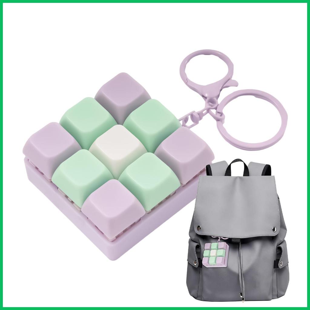 คีย์บอร์ด Clicker Fidget 9 In 1 ที่ถอดออกได้ Gadget Clicker Fidget ของเล่นสําหรับห้องเรียนโรงเรียนทํ