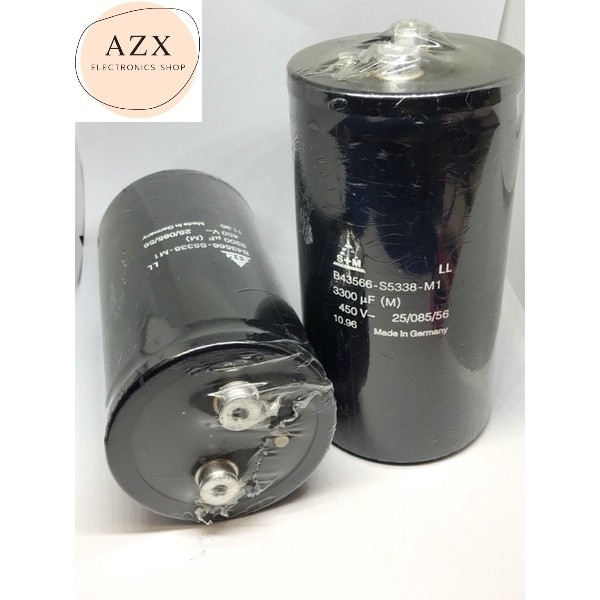 ส่งไว พร้อมส่ง! CAPACITOR 3300UF 450V  ไซร์ 140*75MM ส่งทุกวัน