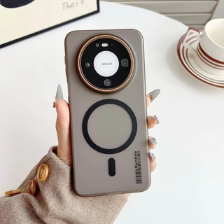 เคสโทรศัพท์สําหรับ Huawei Mate 80 Pro Max 70 60 50 40 30 Pro 70 Air Matte ฝาครอบแม่เหล็กโปร่งใสบาง Anti-fall ปลอก