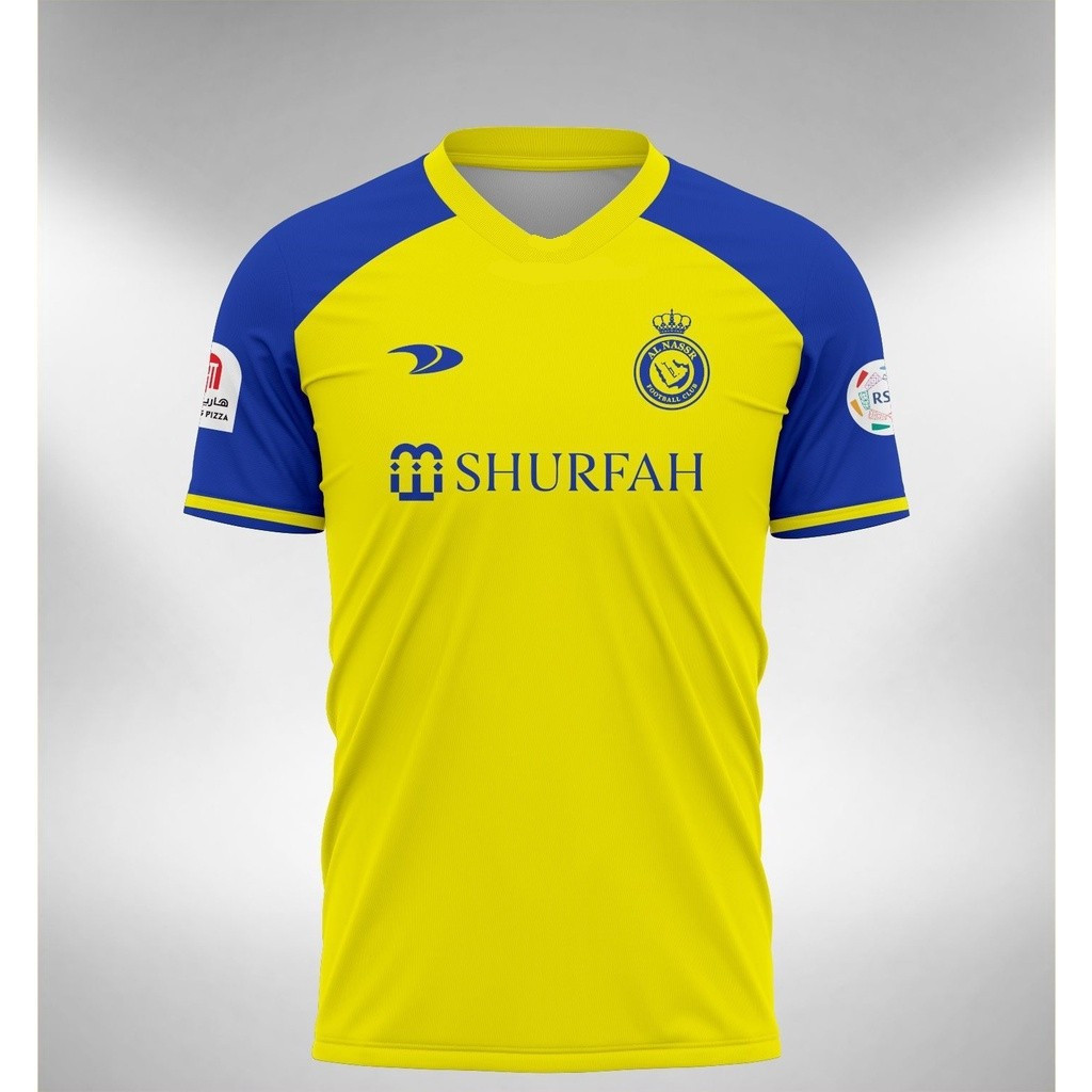 Evonova Jersey Ronaldo Al Nasr Jersey (สินค้าพร้อมส่ง)ใหม่! Jersey Design Shirts Men เสื้อยืด TPVD