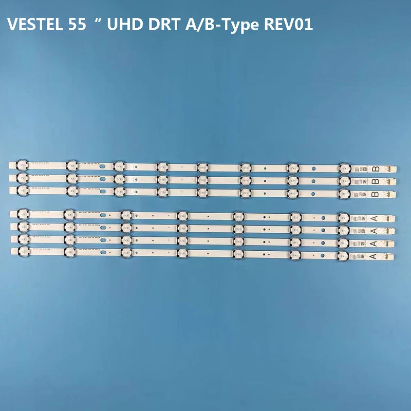 LED backlight strip สําหรับ Vestel SVV550AK7_UHD_7LED_B 55U6763DB 55AO4USB 55PUS6031 L55UE17 P55US07